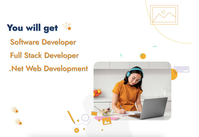 Gig Preview - Do software development, custom website backend, front end web developer