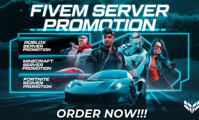 Gig Preview - Fivem server promotion, discord server promotion, fivem server ads