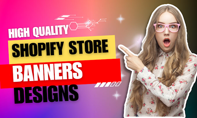 Gig Preview - High quality shopify banner, website banner for your store