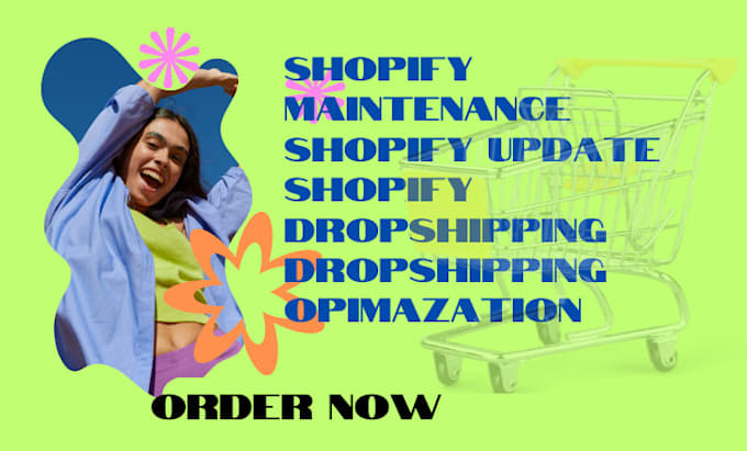 Gig Preview - Do shopify maintenance shopfiy update shopify dropshipping setup