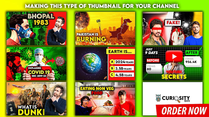 Bestseller - create eye catching youtube thumbnails and brand posts