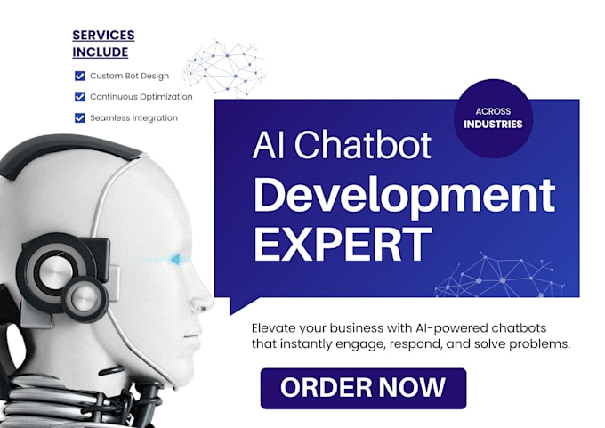 Gig Preview - Design ai chatbot for your business using manychat chatbot