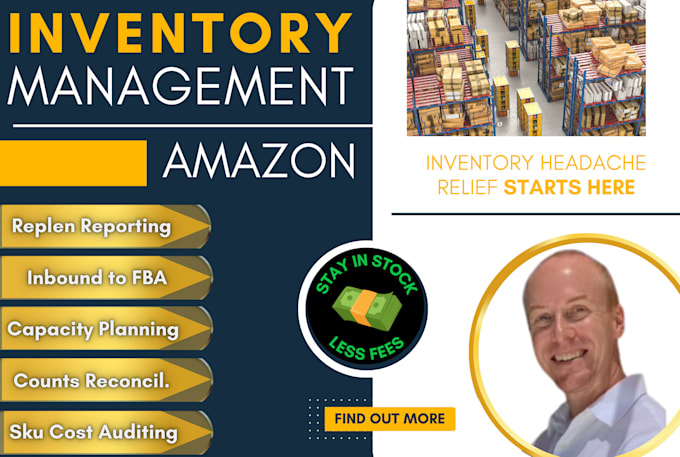 Gig Preview - Effectively manage amazon inventory replenishment