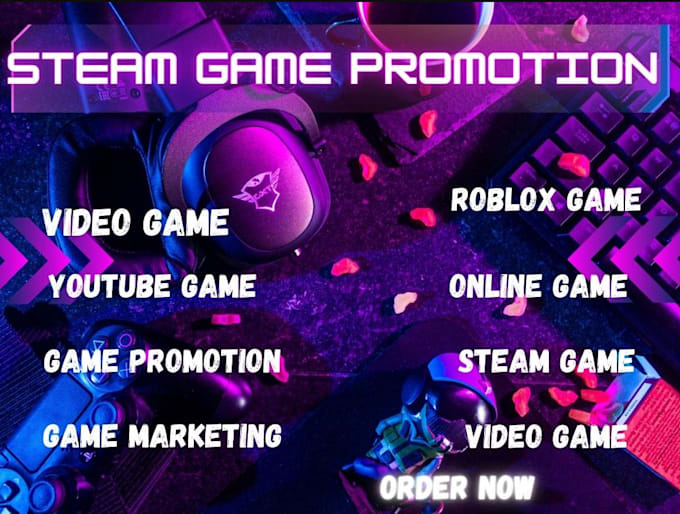 Gig Preview - Dynamic promotions to boost roblox game steam game,minecraft game,app promotion