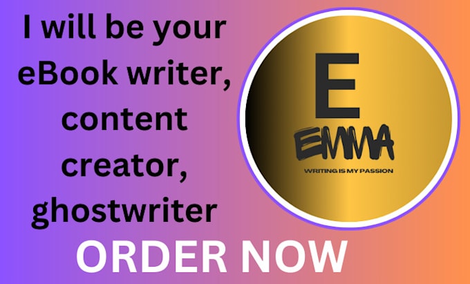 Gig Preview - Be your ebook writer, content creator, ghostwriter