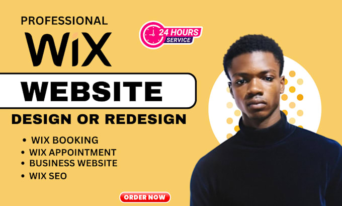 Gig Preview - Wix website redesign wix website design wix website redesign wix booking website