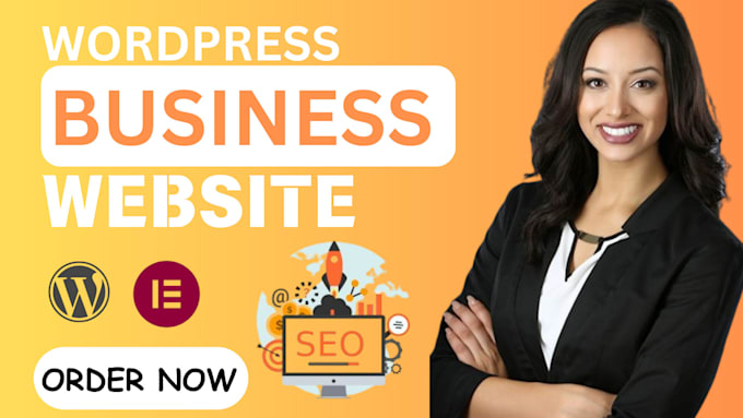 Gig Preview - Design wordpress business website or multi vendor ecommerce marketplace website