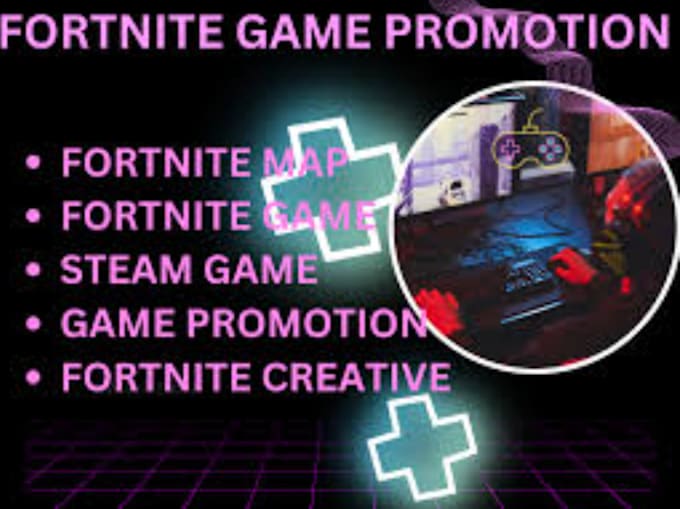 Gig Preview - Do organic steam game promotion,roblox game marketing fortnite promotion