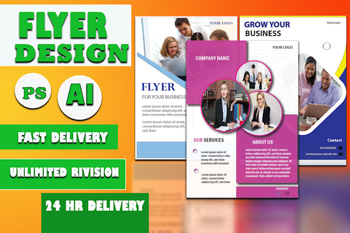 Gig Preview - Do professional corporate flyer design for your business