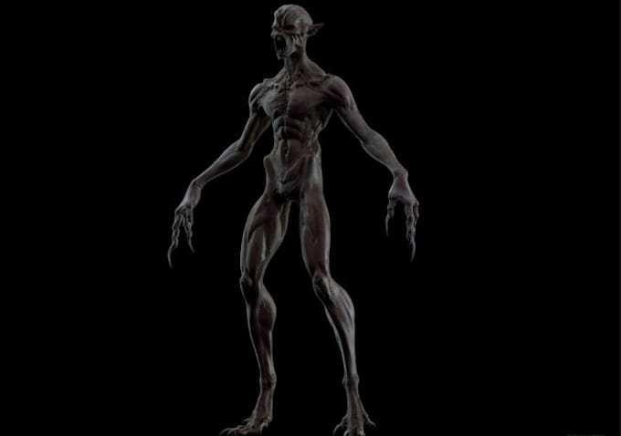 Gig Preview - 3d horror character,3d zombie model,3d remodel monster, humanoid daz,ue5 rig