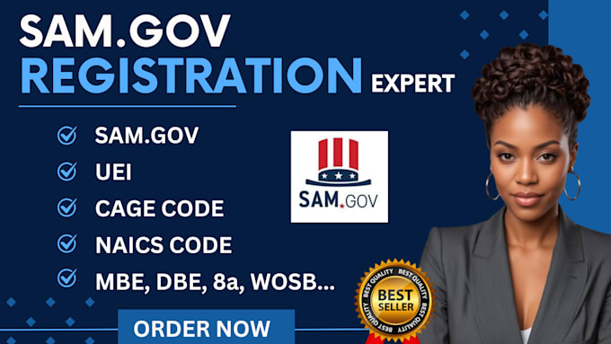 Bestseller - sam gov registration, uei, cage code, naics code, 8a, mbe, dbe, wosb