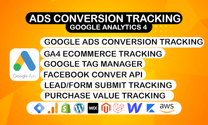 Bestseller - setup ads conversion tracking, google analytics ga4 ecommerce tracking fb pixel