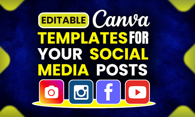 Gig Preview - Create canva editable instagram post design