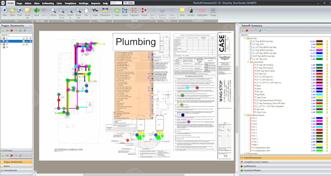 Bestseller - do plumbing material take off and cost estimation