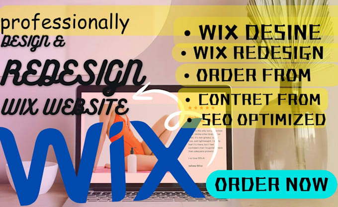 Gig Preview - Wix website redesign wix design and do wix website redesign wix website design