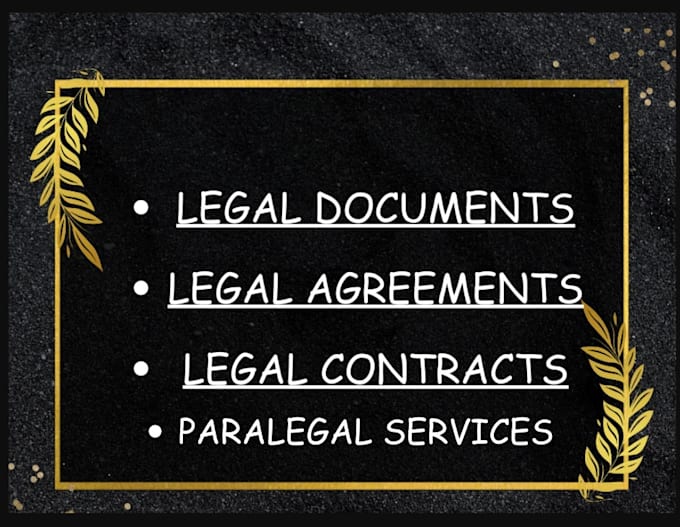 Bestseller - do legal research, terms of service, legal letter and legal document UK USA uae