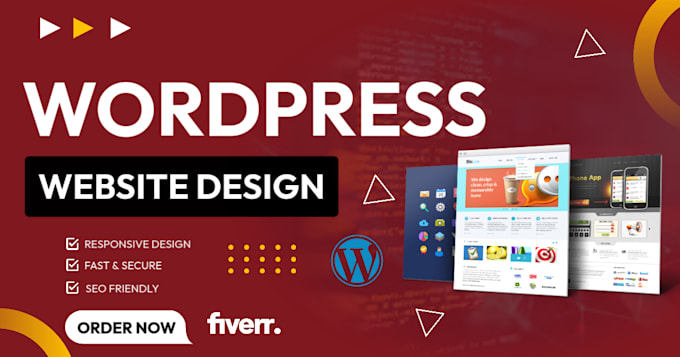 Gig Preview - Create responsive wordpress website design or redesign