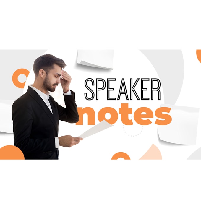 Gig Preview - Design powerpoint with speaker notes