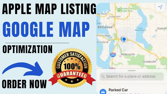 Gig Preview - Do apple map listing, set up  your business on apple map google map