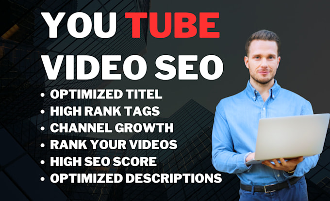 Gig Preview - Do super fast organic youtube video SEO expert optimization