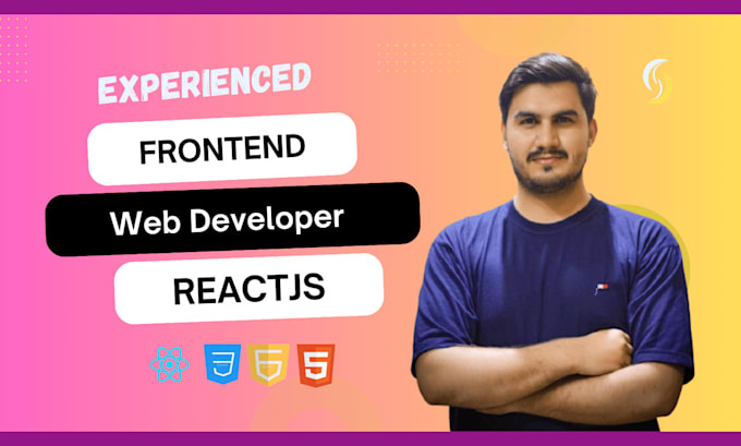 Gig Preview - Be your frontend web developer using reactjs or nextjs