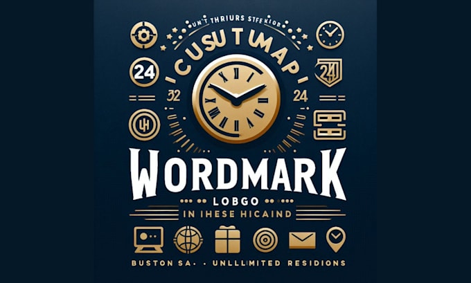 Gig Preview - Wordmark logo design, business wordmark or lettermark design in 24 hours