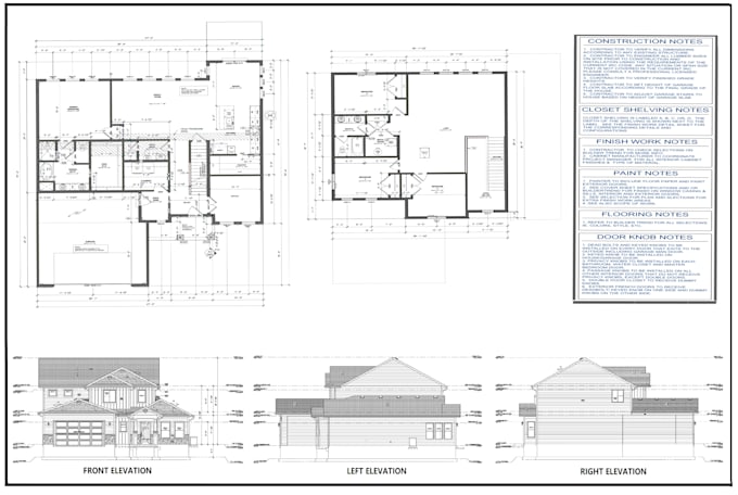 Gig Preview - Draw autocad 2d, 3d floor plan, elevations, exterior, interior design rendering