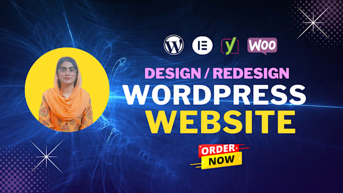 Gig Preview - Be a wordpress developer, or website builder to create wordpress website design