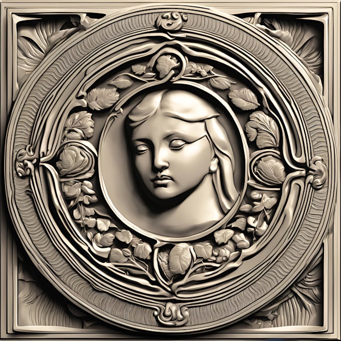 Gig Preview - 3d bas relief 3d wood carve 3d vector art 3d coin engraving 3d cnc printing