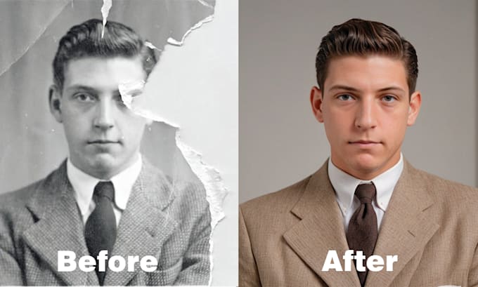 Gig Preview - Restore old photo,photo restoration and colorize