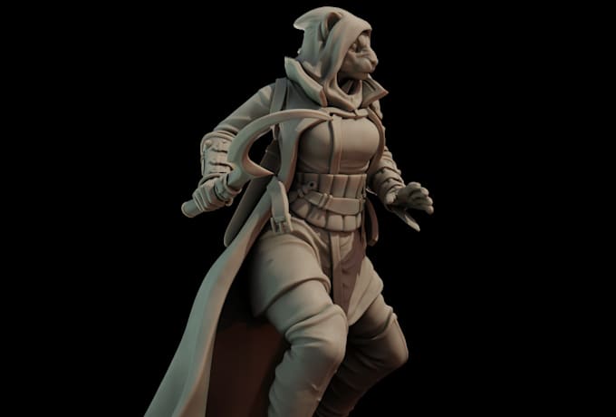 Gig Preview - Be sculpture issue,3d model, sculpt 2d3d fix game character print asset,stl file