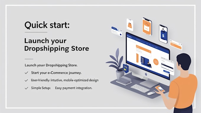 Gig Preview - Optimize your shopify dropshipping store, be your dropshipping expert, website