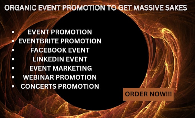 Gig Preview - Do facebook event promotion linkedin event church promotion, eventbrite