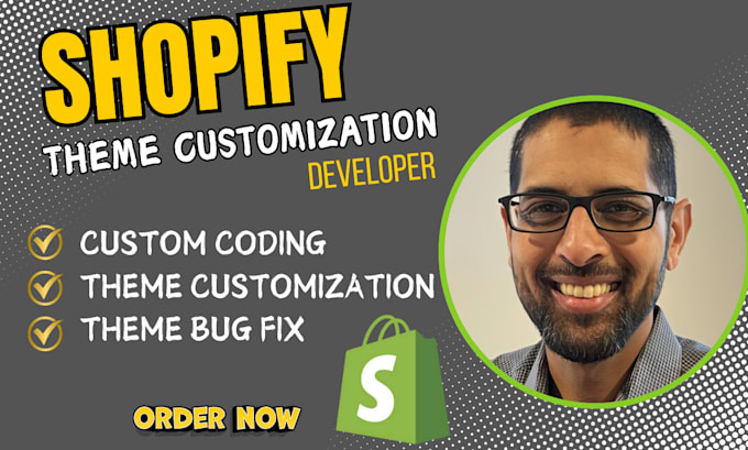 Gig Preview - Do shopify theme customization, shopify bug fix, design, custom coding and SEO