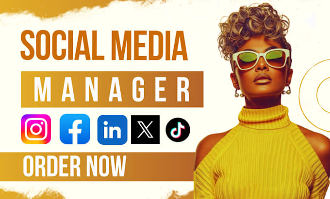 Gig Preview - Be your social media marketing manager, linkedin  manager, facebook manager