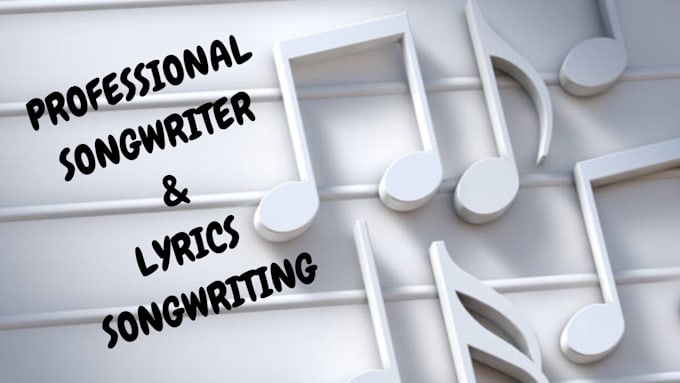 Gig Preview - Be your spanish songwriter and write your song lyrics and melody