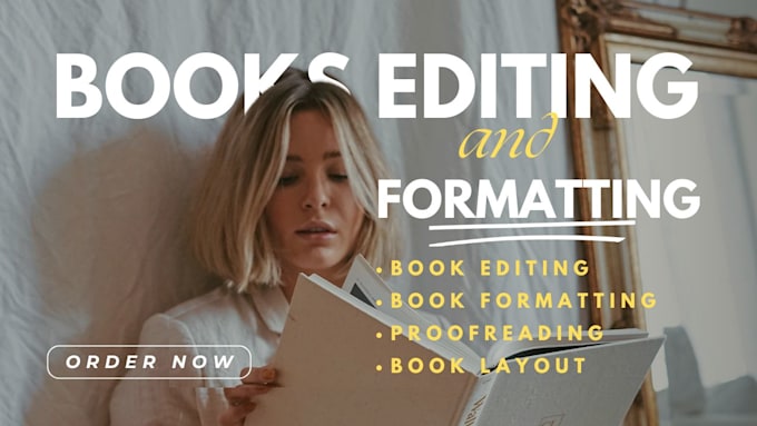 Gig Preview - Edit, format, design poetry book poem fiction nonfiction memoir book formatting