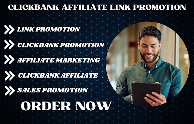 Gig Preview - Do affiliate link promotion, affiliate marketing clickbank link promotion