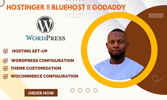 Gig Preview - Build hostinger woocommerce bluehost godaddy design hostinger wordpress website