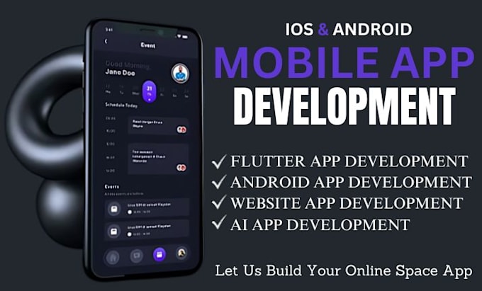 Bestseller - do ios android app mobile app development flutter app developer app builder