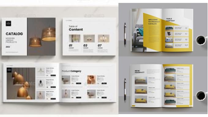 Gig Preview - Design product catalog sell sheet look book booklet catalog magazine