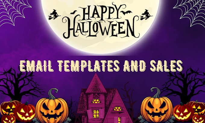 Gig Preview - Design halloween template black friday, thanksgiving sales on klaviyo