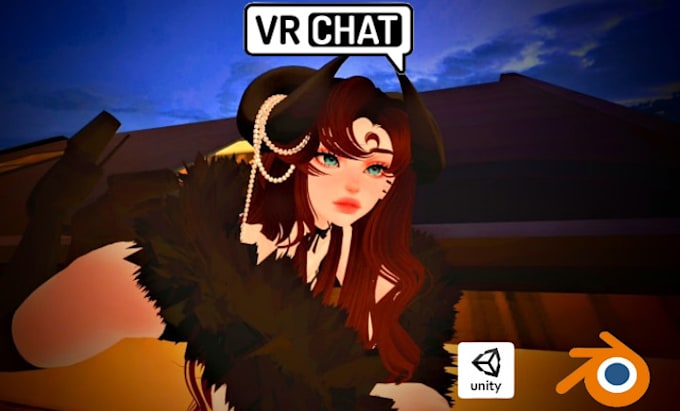 Gig Preview - Create a custom vrchat avatar, vrc avatar, furry avatar, vr character, 3d model