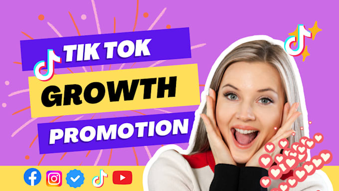 Gig Preview - Promote tiktok marketing, tiktok promotion, tiktok ads tiktok organic growth