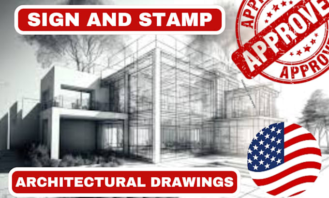 Gig Preview - Stamp architecture, civil structural drawings and mep drawings for city permit