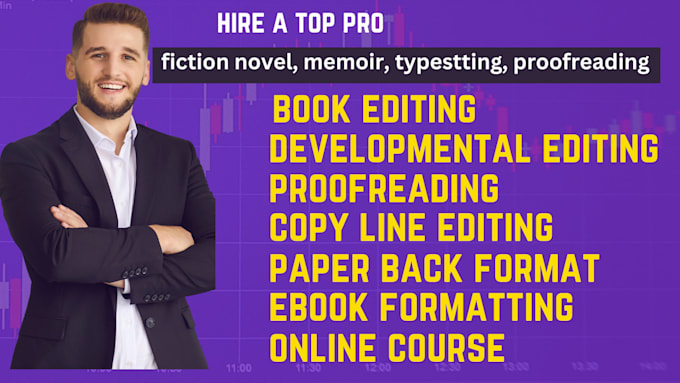 Gig Preview - Do book formatting and ebook editing online course and manuscript ,line editing