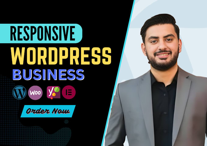 Gig Preview - Create wordpress business website design, blog, portfolio website with elementor