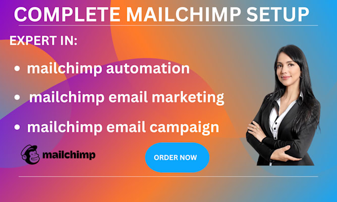 Gig Preview - Be your mailchimp automation email campaign email marketing expert