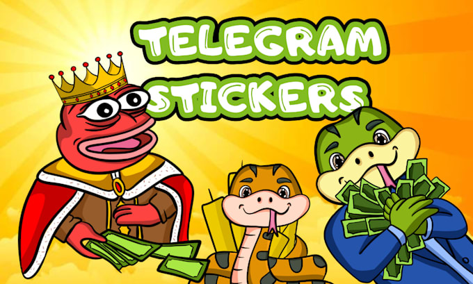 Gig Preview - Draw telegram stickers, emoji, crypto logo, twitter x banner, animated gif