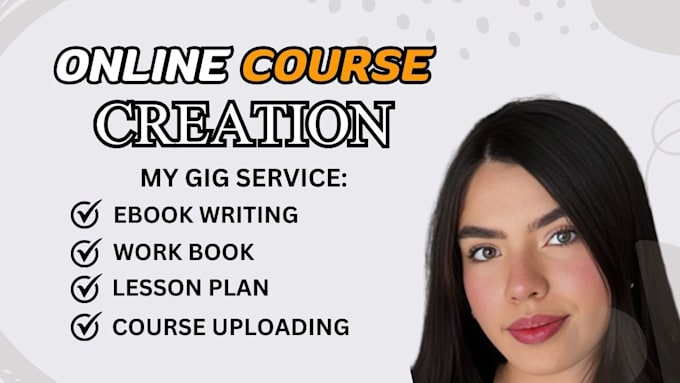 Gig Preview - Do online learning ebook course creation course promotion